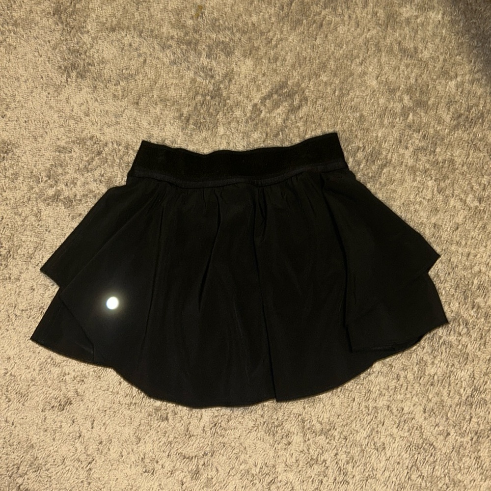 Black lululemon tennis skirt